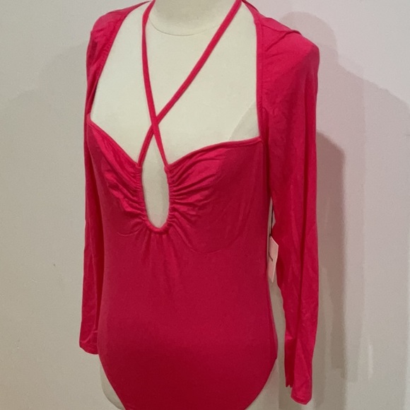 Superdown Storme Bodysuit in Pink, Size: L - Picture 8 of 9